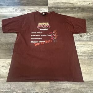 Vintage Hershey's Hershey Bears Hockey Team Brown Mens XL‎ Graphic T-Shirt